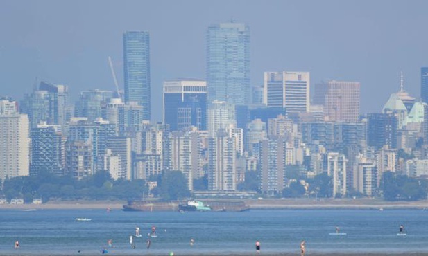 Mordercze upały nad Oceanem Spokojnym. Wytchnienia nie przynoszą nawet noce.