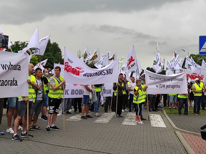 Jastrzębie-Zdrój. Górnicy chcą odwołania prezes JSW