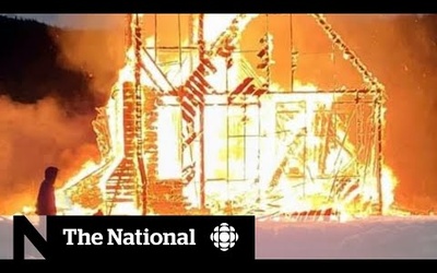 Tensions flare over Anglican church burned down on Gitwangak First Nation