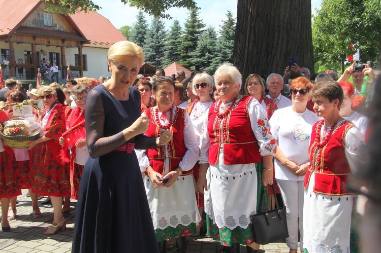 Lipnica Murowana. Wizyta pary prezydenckiej