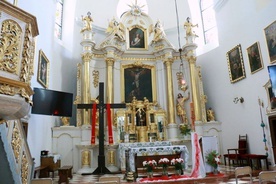 Ołtarz główny w kościele św. Marii Magdaleny w Łęcznej.