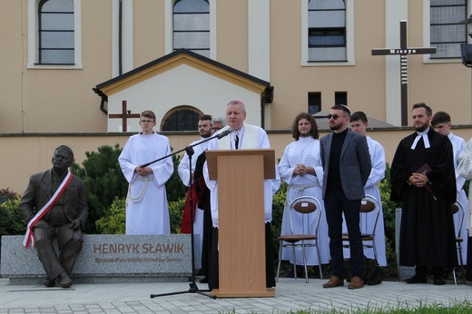 Henryk Sławik ma pomnik w Szerokiej