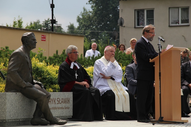 Henryk Sławik ma pomnik w Szerokiej