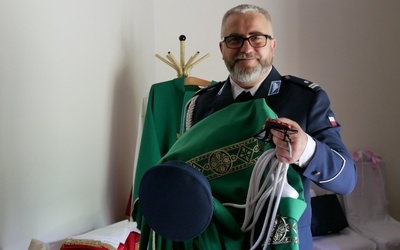 Maciej Stęplewski, policjant i diakon stały