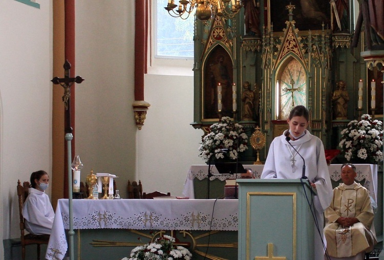 Poświęcenie muszli św. Jakuba w Jakubowicach