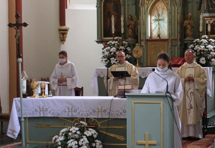 Poświęcenie muszli św. Jakuba w Jakubowicach