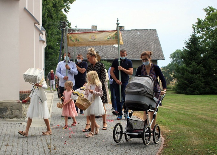 Poświęcenie muszli św. Jakuba w Jakubowicach