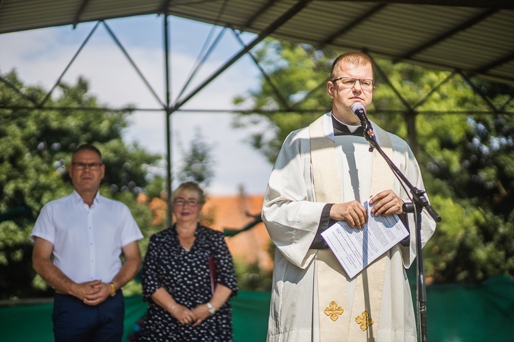 Parada motocyklowa i poświęcenie pojazdów w Marcinowicach