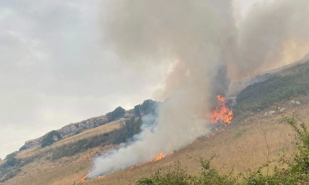 Sardynia: Gigantyczne pożary, Caritas wspiera pogorzelców