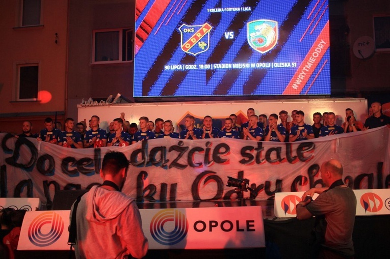 Prezentacja "Odry" Opole przed nowym sezonem w Fortuna I Lidze