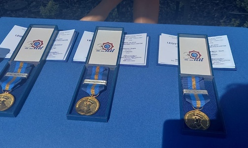 Zabrze. Obchody Święta Policji. Odznaczenia i awanse dla policjantów