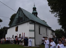Msza św. przy kościele pw. św. Anny na Bocheńcu. 