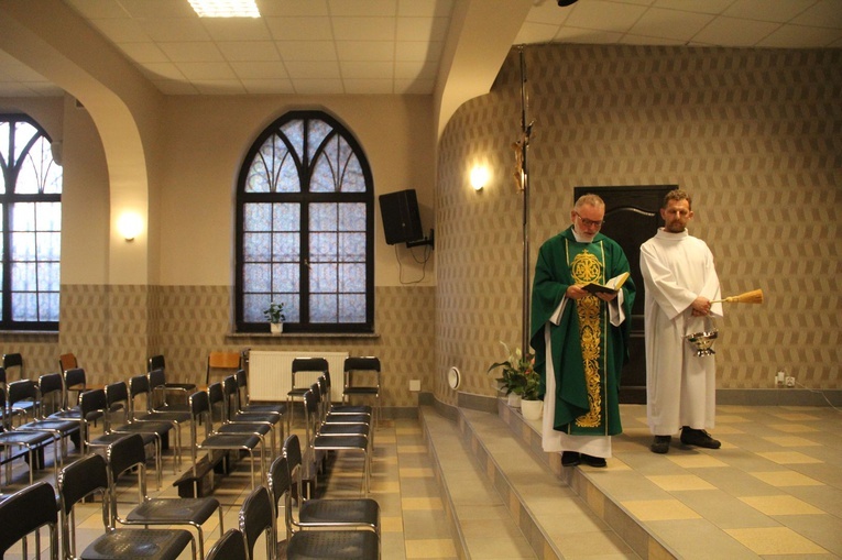 Poświęcenie obrazu św. Ignacego w parafii "kolejowej"