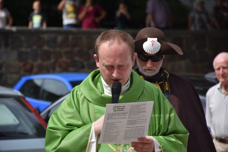 Nowa figura św. Jakuba w Oliwie