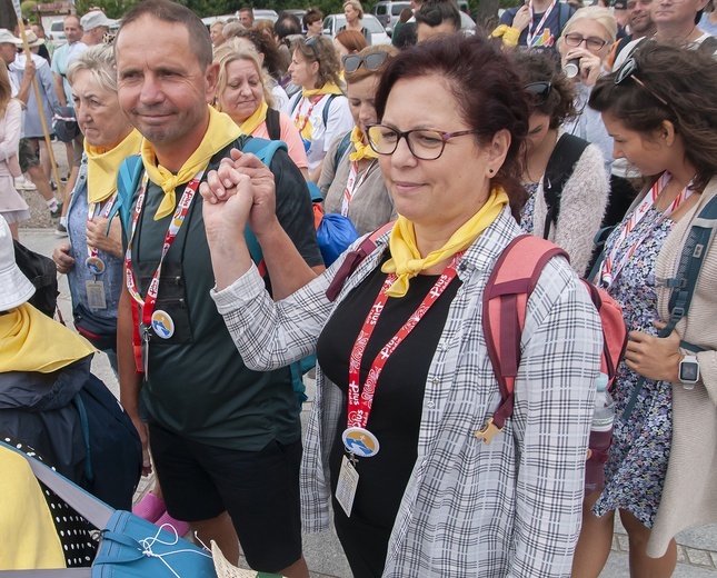 Start pielgrzymki na Jasną Górę, cz. 2