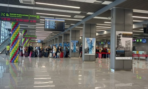 Katowice. Na lotnisku w Pyrzowicach otwarto terminal B - najnowocześniejszy w Polsce
