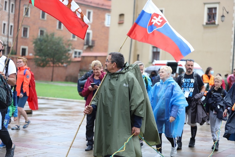 Wyjście 41. Pieszej Pielgrzymki Krakowskiej z Wawelu na Jasną Górę