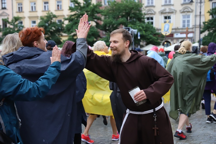 Wyjście 41. Pieszej Pielgrzymki Krakowskiej z Wawelu na Jasną Górę