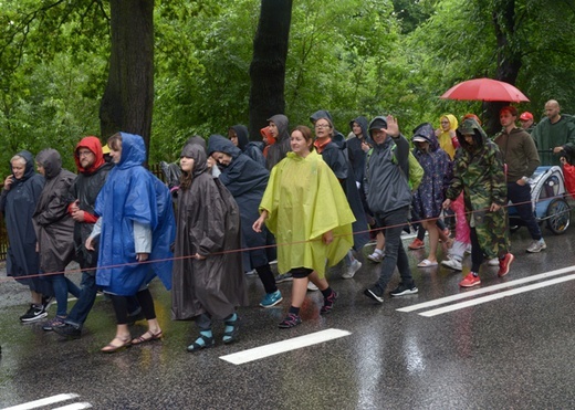 Wyjście pielgrzymki z Radomia na Jasną Górę