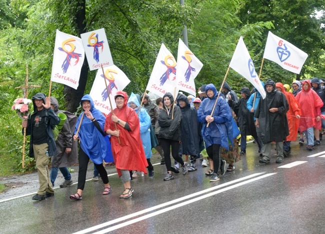 Wyjście pielgrzymki z Radomia na Jasną Górę