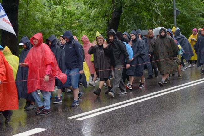 Wyjście pielgrzymki z Radomia na Jasną Górę