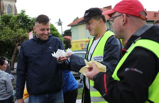 Gościna pielgrzymów w Wilamowicach - po drodze z Hałcnowa i Pisarzowic - 2021