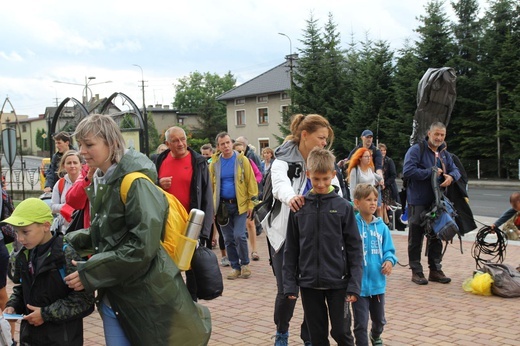 Gościna pielgrzymów w Wilamowicach - po drodze z Hałcnowa i Pisarzowic - 2021