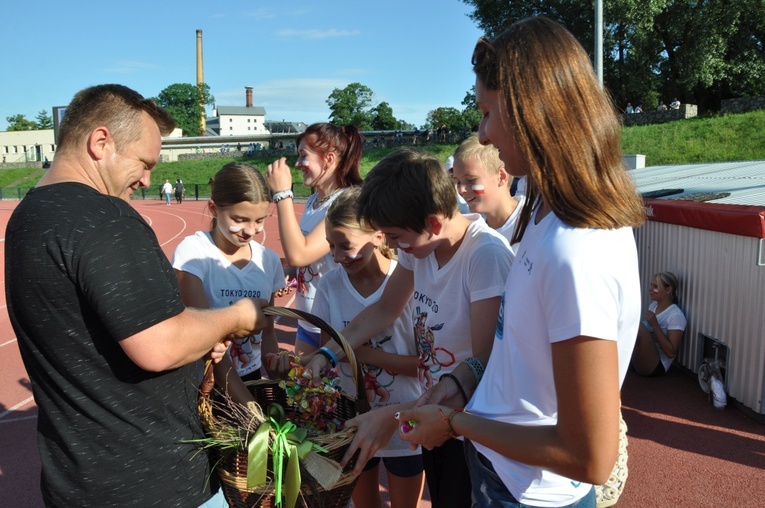 Powitanie Justyny Święty-Ersetic w Raciborzu