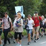 19. Pielgrzymka Dekanatu Czechowickiego na Jasną Górę - na trasie