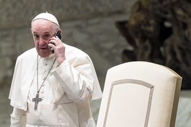 Telefon do papieża pod koniec audiencji generalnej