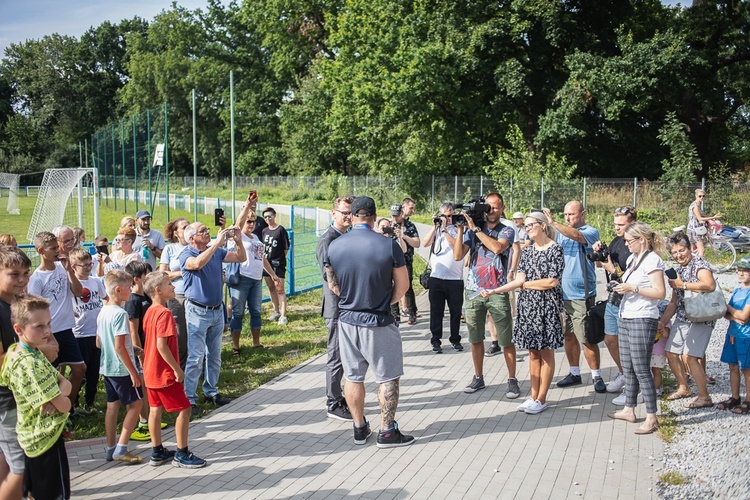 Przywitanie Pawła Fajdka w Żarowie