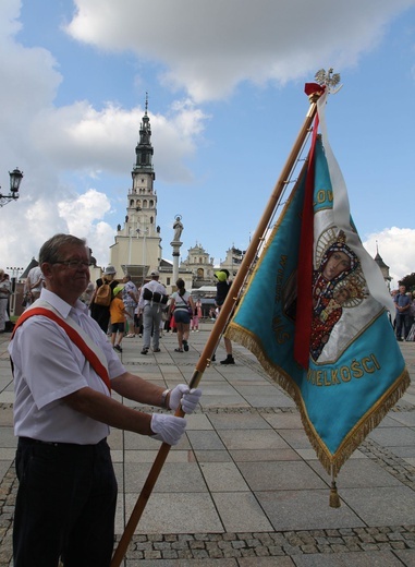 Powitanie 30. Pieszej Pielgrzymki Diecezji Bielsko-Żywieckiej na Jasnej Górze - 2021