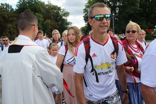 Powitanie 30. Pieszej Pielgrzymki Diecezji Bielsko-Żywieckiej na Jasnej Górze - 2021