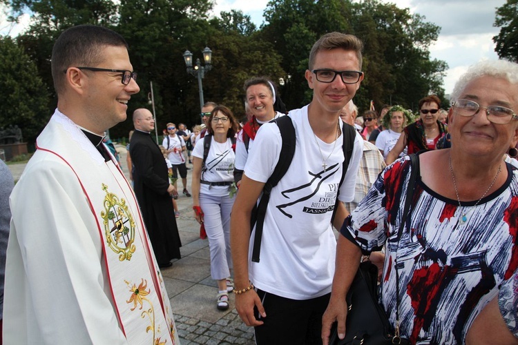 Powitanie 30. Pieszej Pielgrzymki Diecezji Bielsko-Żywieckiej na Jasnej Górze - 2021