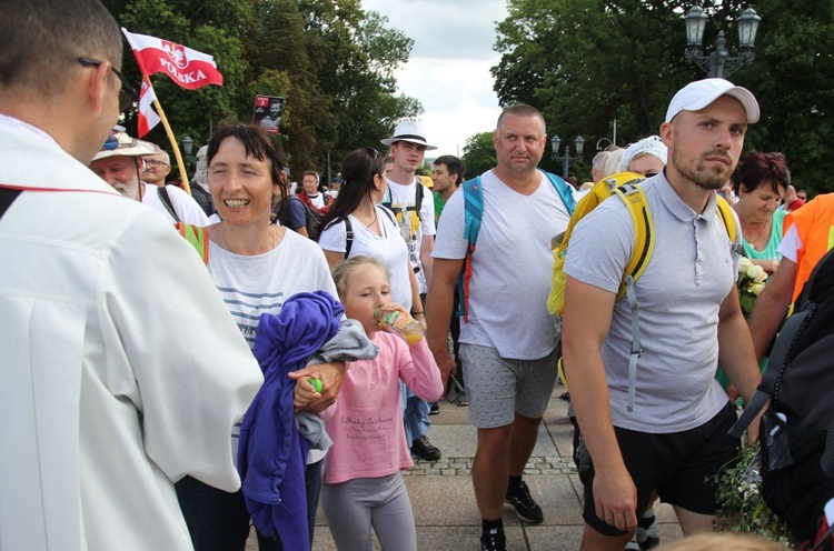 Powitanie 30. Pieszej Pielgrzymki Diecezji Bielsko-Żywieckiej na Jasnej Górze - 2021