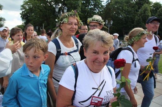 Powitanie 30. Pieszej Pielgrzymki Diecezji Bielsko-Żywieckiej na Jasnej Górze - 2021