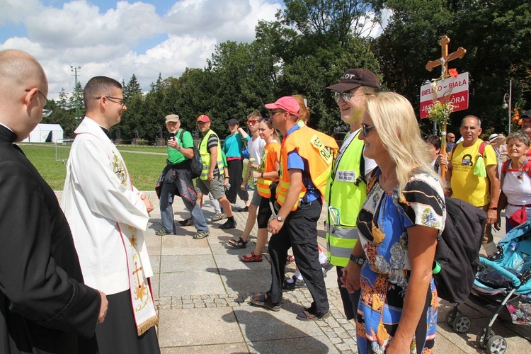 Powitanie 30. Pieszej Pielgrzymki Diecezji Bielsko-Żywieckiej na Jasnej Górze - 2021