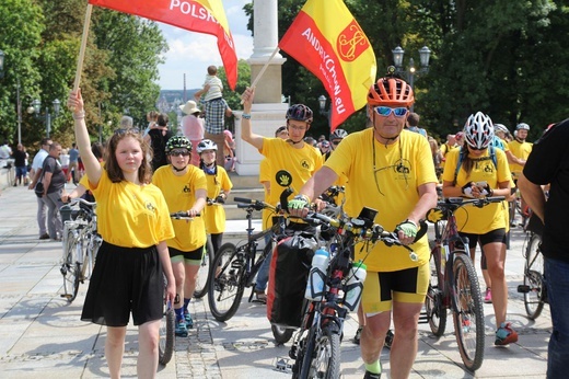 Powitanie 19. Andrychowskiej Pielgrzymki Rowerowej na Jasnej Górze - 2021