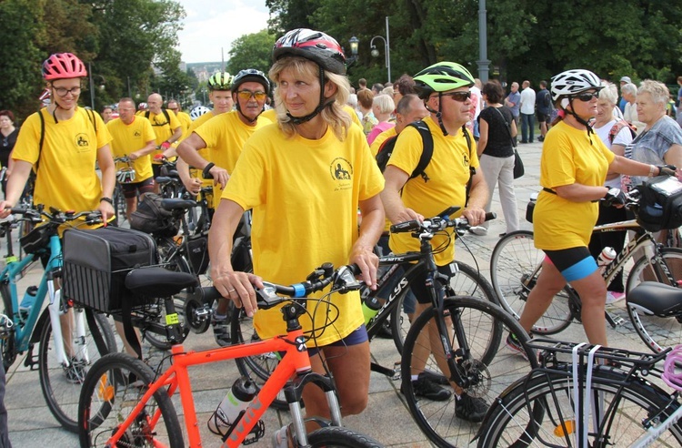 Powitanie 19. Andrychowskiej Pielgrzymki Rowerowej na Jasnej Górze - 2021