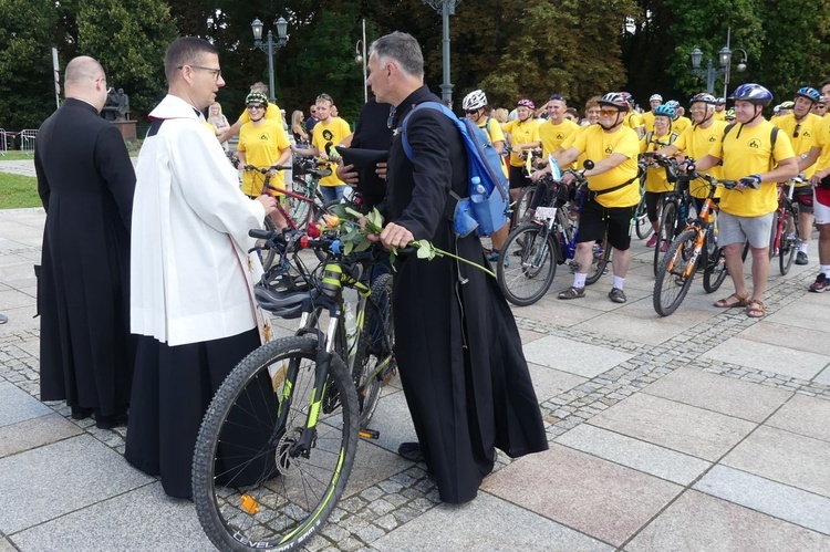 Powitanie 19. Andrychowskiej Pielgrzymki Rowerowej na Jasnej Górze - 2021