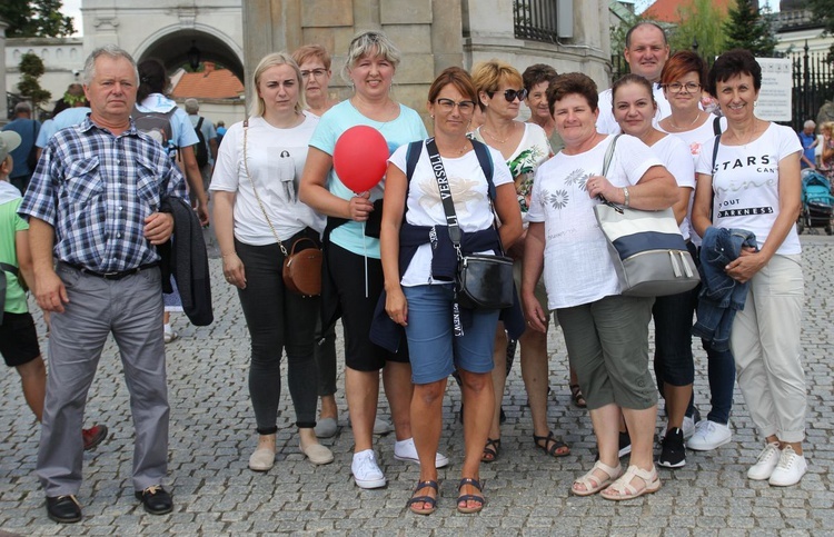 Powitanie 38. Oświęcimskiej Pieszej Pielgrzymki na Jasnej Górze - 2021