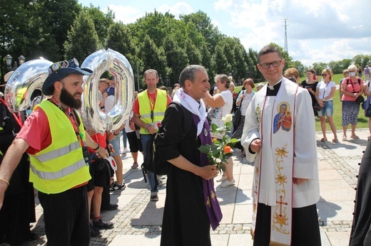 Powitanie 30. Cieszyńskiej Pieszej Pielgrzymki na Jasnej Górze - 2021