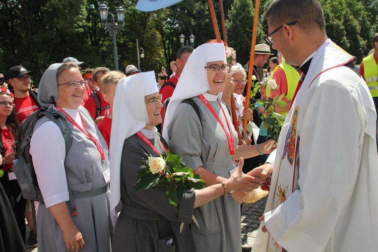 Powitanie 30. Cieszyńskiej Pieszej Pielgrzymki na Jasnej Górze - 2021