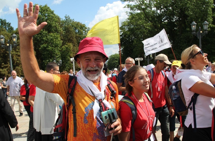 Powitanie 30. Cieszyńskiej Pieszej Pielgrzymki na Jasnej Górze - 2021