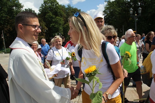 Powitanie 19. Czechowickiej Pielgrzymki na Jasnej Górze - 2021