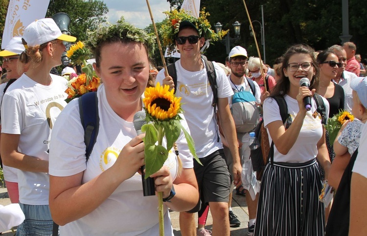 Powitanie 19. Czechowickiej Pielgrzymki na Jasnej Górze - 2021