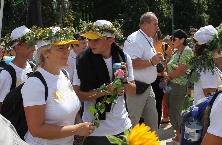 Powitanie 19. Czechowickiej Pielgrzymki na Jasnej Górze - 2021