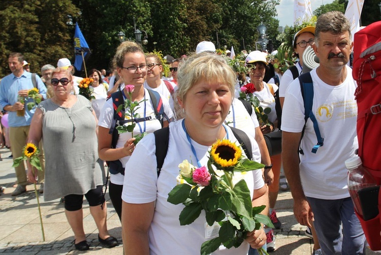 Powitanie 19. Czechowickiej Pielgrzymki na Jasnej Górze - 2021