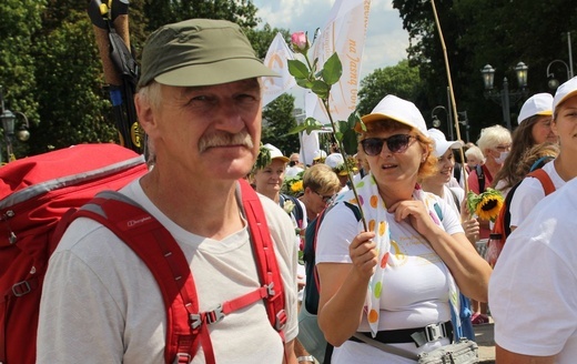 Powitanie 19. Czechowickiej Pielgrzymki na Jasnej Górze - 2021