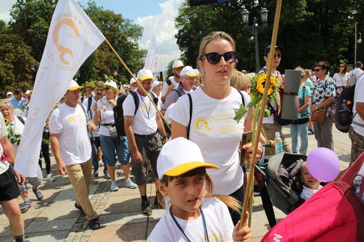 Powitanie 19. Czechowickiej Pielgrzymki na Jasnej Górze - 2021